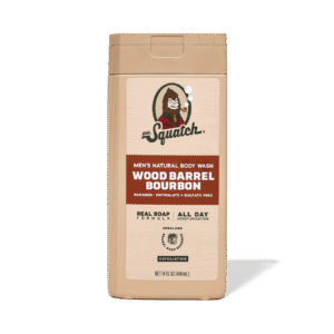 14 oz Wood Barrel Bourbon Exfoliating Body Wash