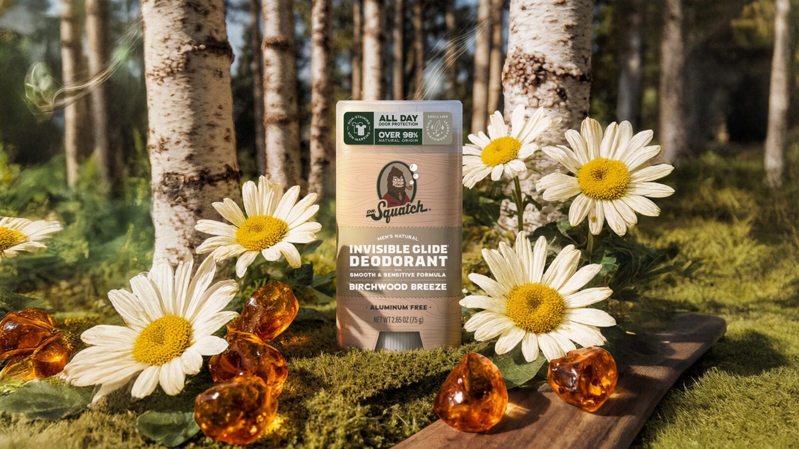 Birchwood Breeze Invisible Glide Deodorant - Detail