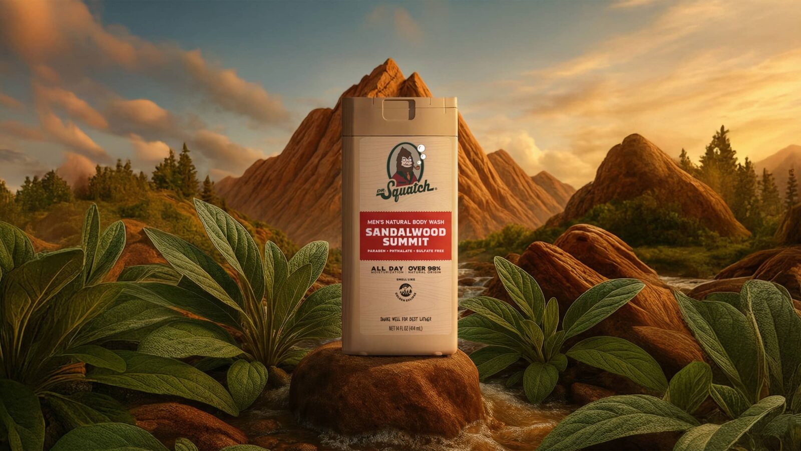 14 oz Sandalwood Summit Body Wash - Image 2