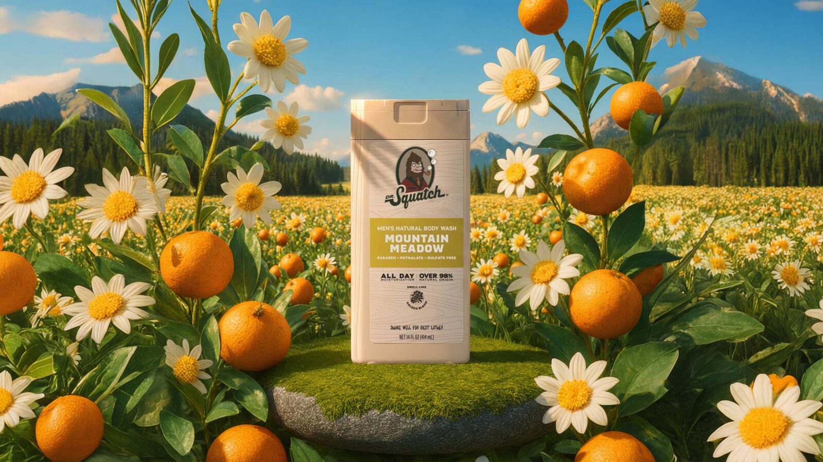 14 oz Mountain Meadow Body Wash - Image 2