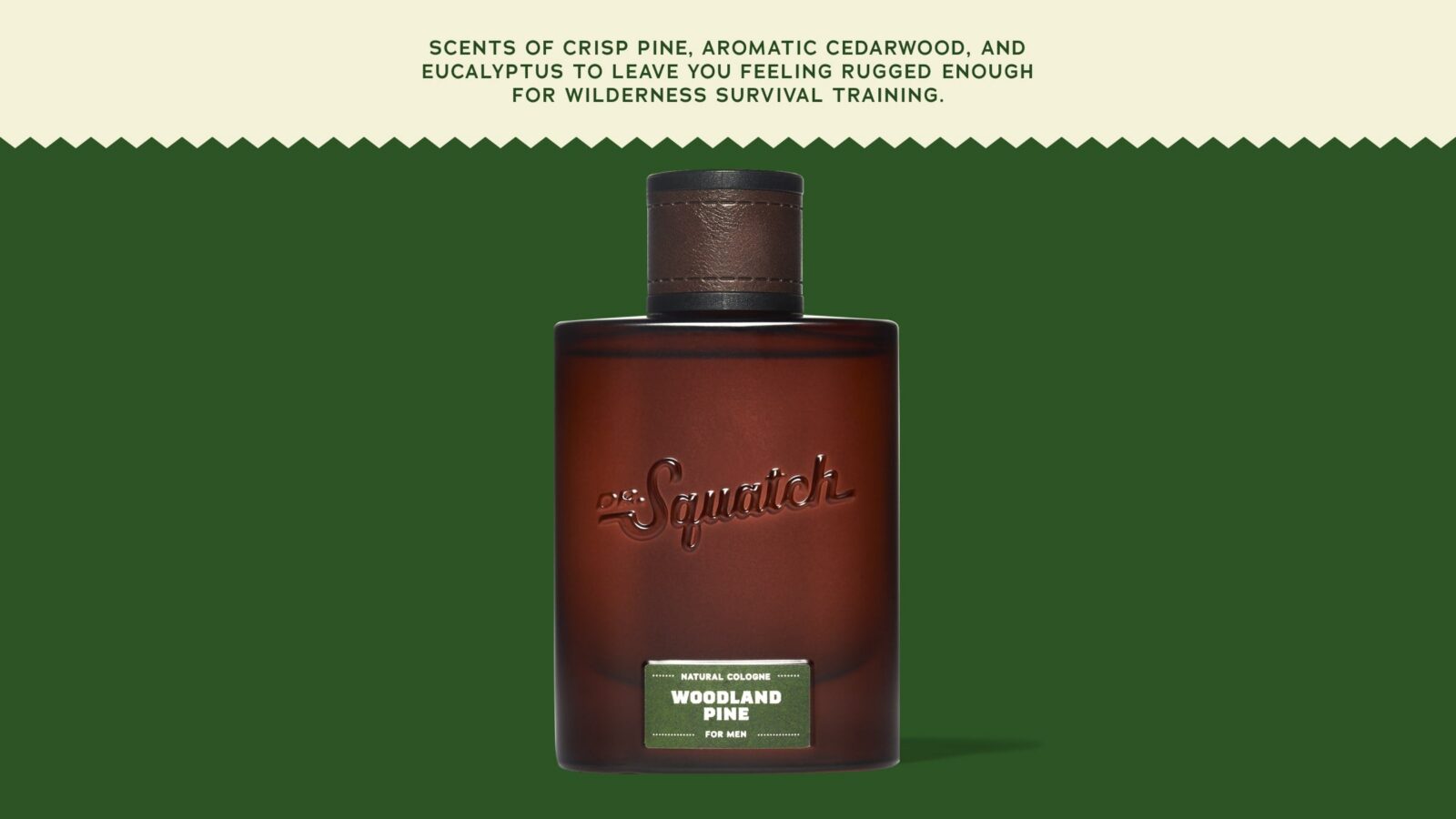 Woodland Pine Cologne - Detail