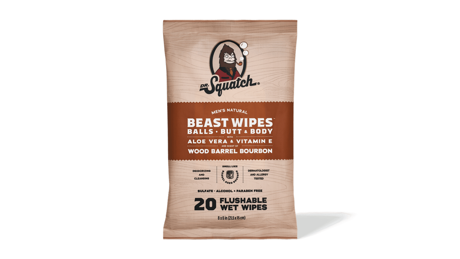 Wood Barrel Bourbon Wipes