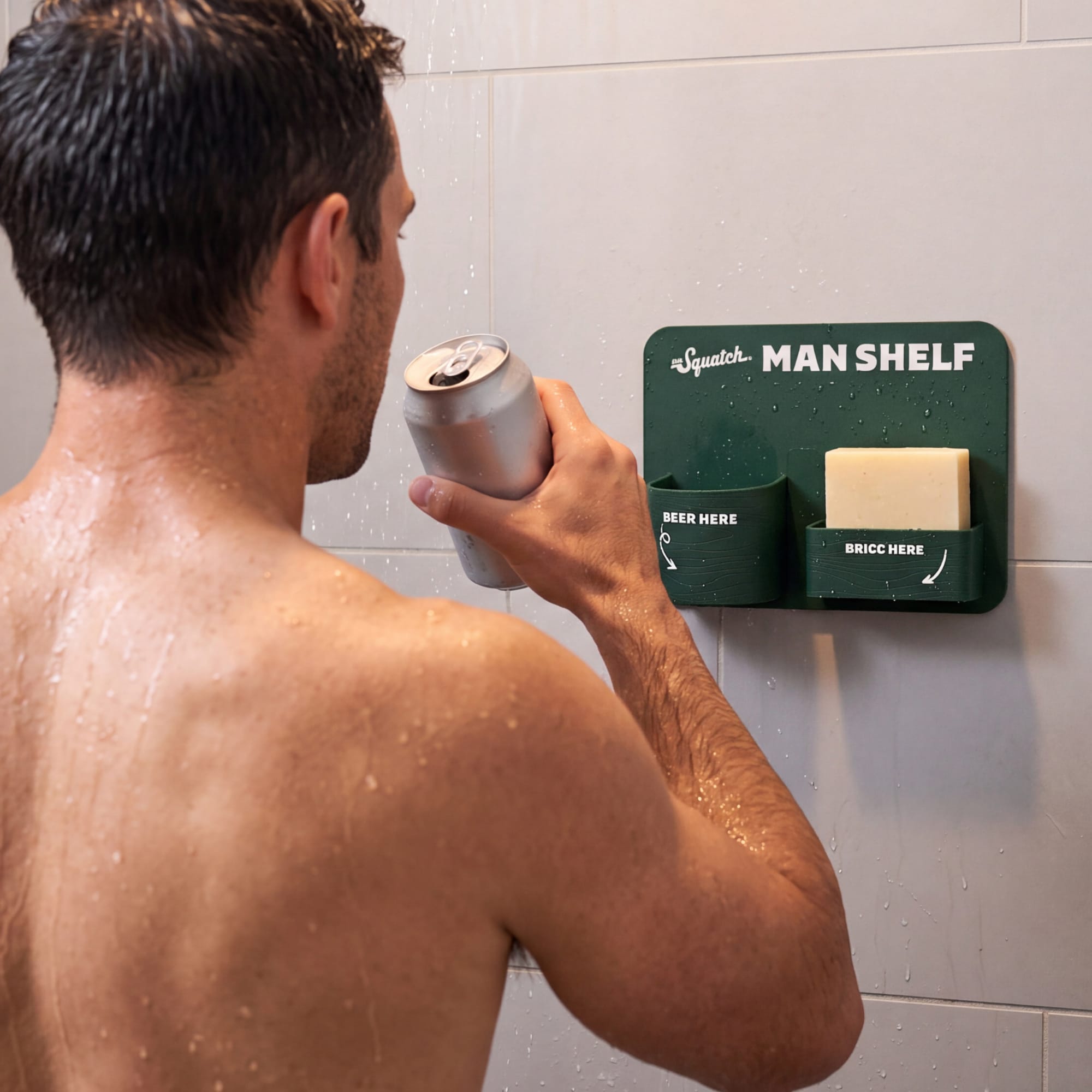 9-Pack Bar Soap + FREE Man Shelf