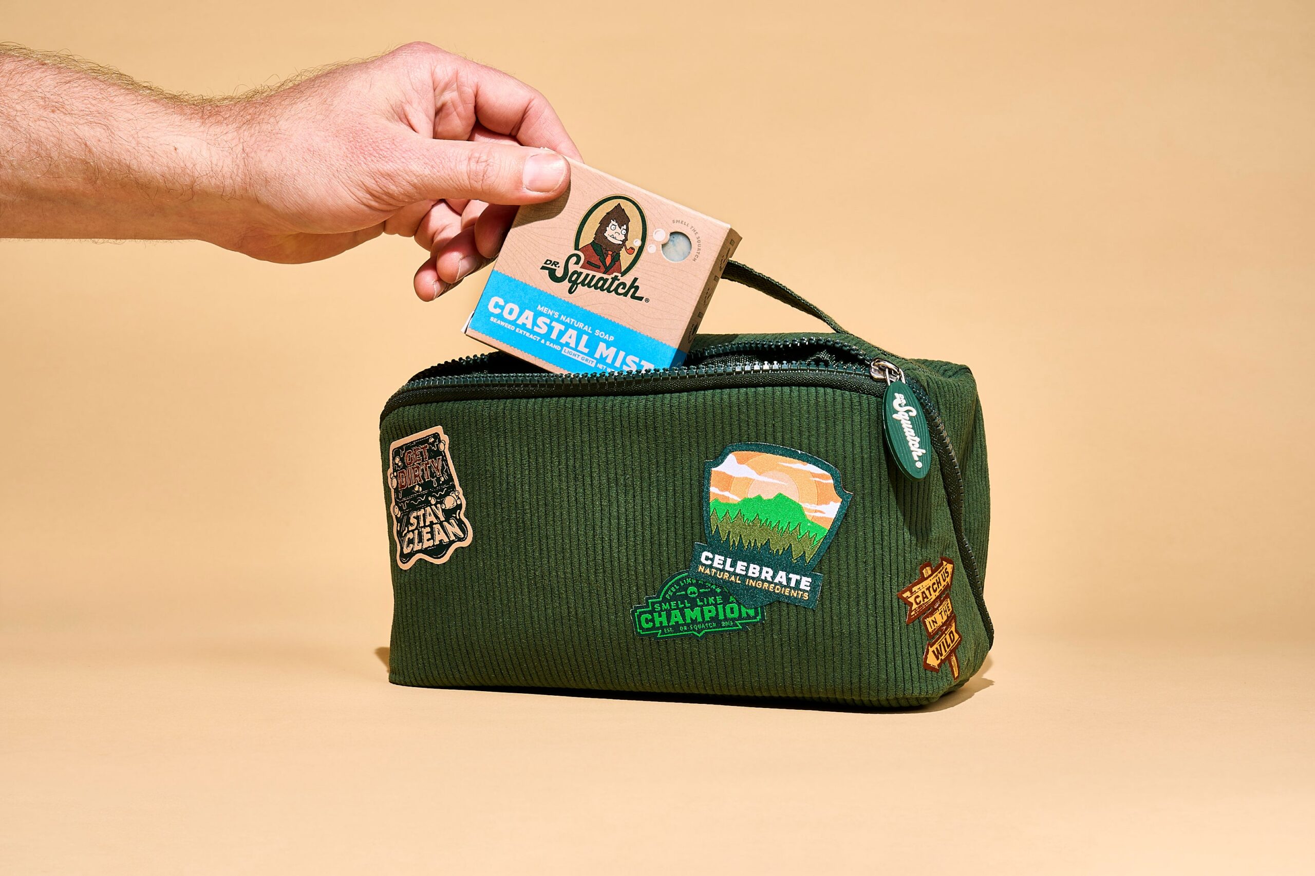 FREE Toiletry Bag + 9-Pack Bar Soap